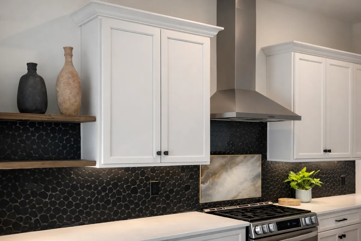 Kitchen backsplash installation