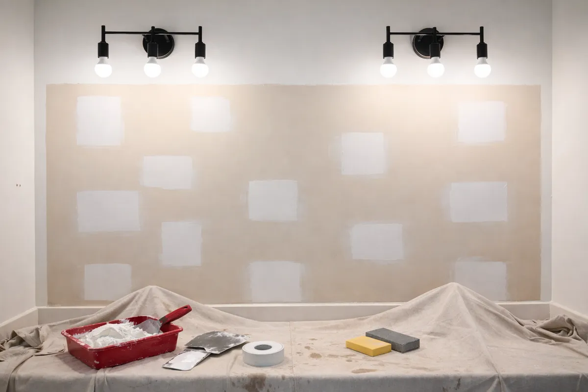 Drywall patching and paint touch-ups