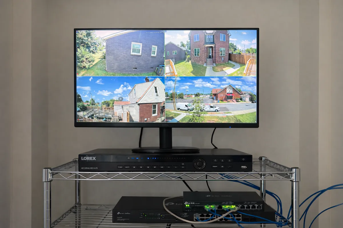 Electrician with tools